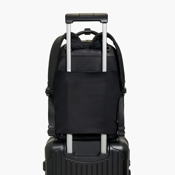 Lo & Sons Rowledge Backpack Lavender Interior Gold Hardware - Picture 7 of 10